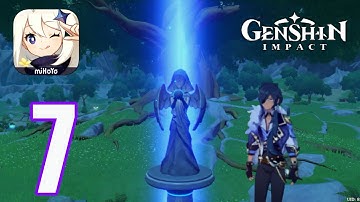 Genshin Impact Mobile - Gameplay Walkthrough Part 7 - The Statue Of The Seven (iOS, Android)