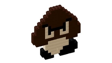 Lego Super Mario Brothers - Goomba - Speed Build