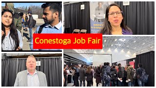 Conestoga Job Fair #winter2024 #conestogacollege #jobsearch #jobfair #conestogajobfair #canada #doon