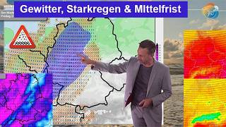Thunderstorms, Heavy Rain & Mid-Range Forecast: Initial Low Pressure with Wind & Rain, Followed b...