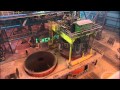 Supply of two two strand slab casters  alchevsk iron and steel works