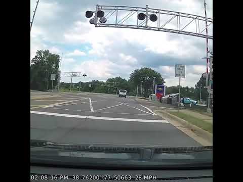 Truck on Side in Manassas - YouTube