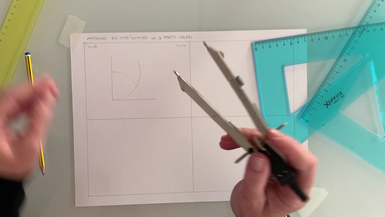 divisione in 3 angolo retto