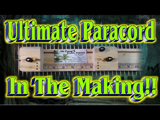 How to make a paracord bracelet jig 