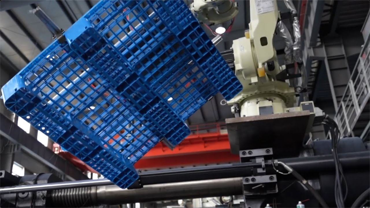 plastic-pallet-manufacturing-process-and-quality-test-youtube
