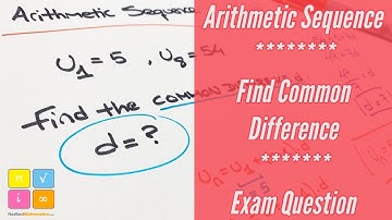 Arithmetic Sequence Question with Unknown Common Difference - Exam Question - How to Solve