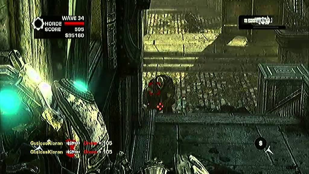 Solo Horde Run Gears Of War 3 Blood Drive YouTube
