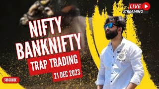 LIVE - 21 DEC |  NIFTY & BANKNIFTY OPTION TRADING  | NANDI THE BULL // LIVE TRADING