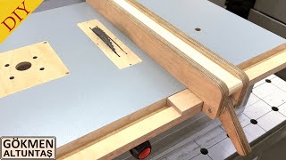 Making a Table Saw Fence for 3 in 1 Workshop
