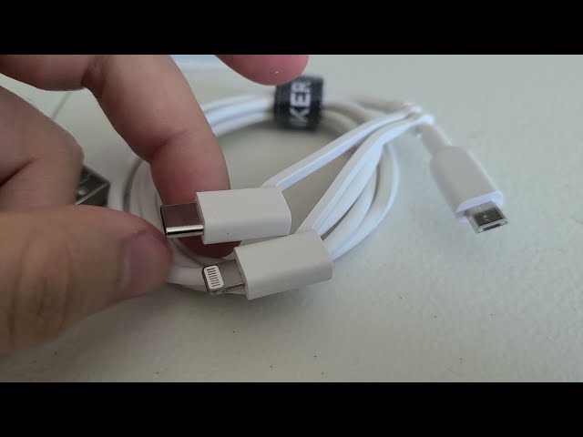 Anker Powerline II 3-in-1 Cable, Lightning/Type C/Micro USB Review- All you need Cable?