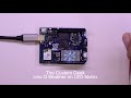 Uno Q LED Matrix Weather Icon #arduino #soc #unoq #ai #applab