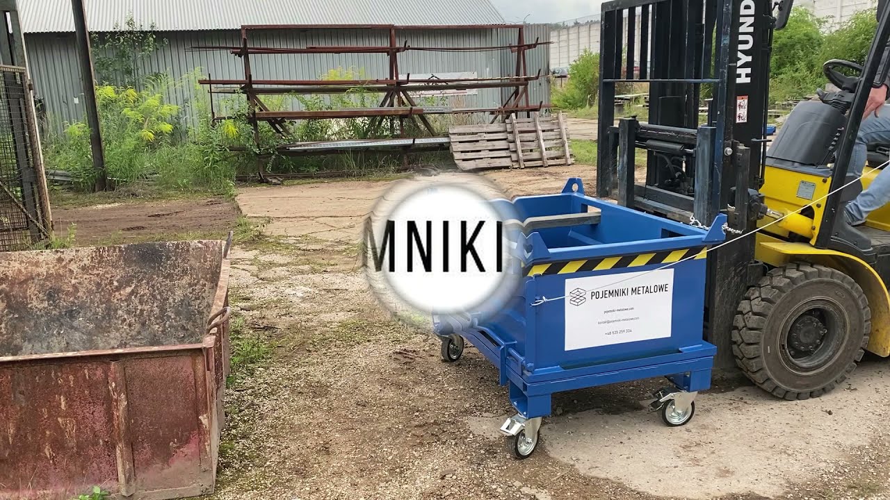 Pojemnik z otwieranym dnem, PMDB, kontener, pojemnik samowyładowczy| pojemniki-metalowe.com