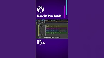 NEW IN PRO TOOLS: Easily record and comp multiple MIDI takes with MIDI playlists