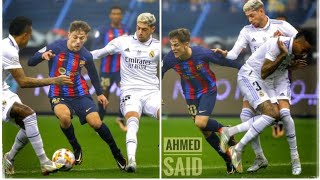 ملخص نهائي كأس السوبر الاسباني بين ريال مدريد وبرشلونة/تعليق فهد العتيبي 2023/يوم الاحد