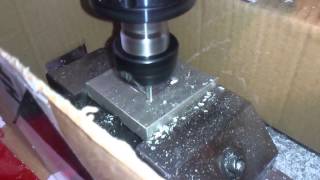 DIY polymer concret CNC mill first run