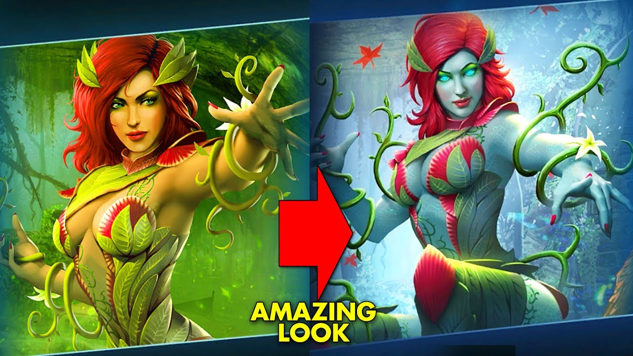 starinsky mkx Injustice 2 Mobile. MAXED OUT GEAR on Entangling Poison Ivy. Look Change and Gameplay.