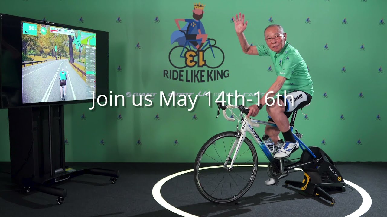 Join Us for the Annual (Virtual) Cycling Event Ride Like King 13 May 14-16, 2021