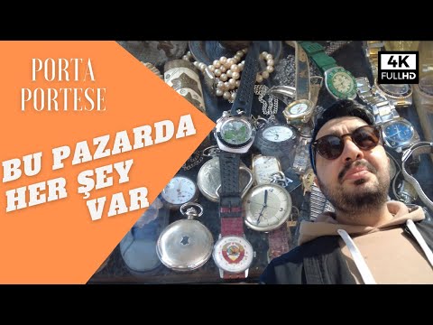 İtalya'da BİT PAZARI (flea market Rome) - 2. el marka ürünler -  Porta Portese