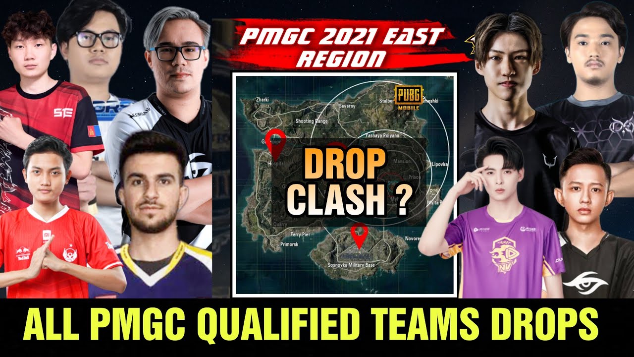 [DROPS CLASH?😱] PMGC 2021 Qualified Teams Drop locations Predictions- East Region🔥| Pubg Mobile GC💥