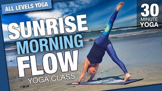 Sunrise Morning Flow Yoga Class - Five Parks Yoga - 30 Minute Yoga Class #yoga #yogaclass