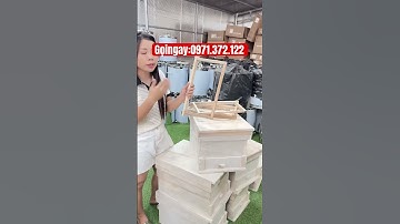 Cầu ong , thùng nuôi ong đúng tiêu chuẩn ong mật nội việt nam..!!