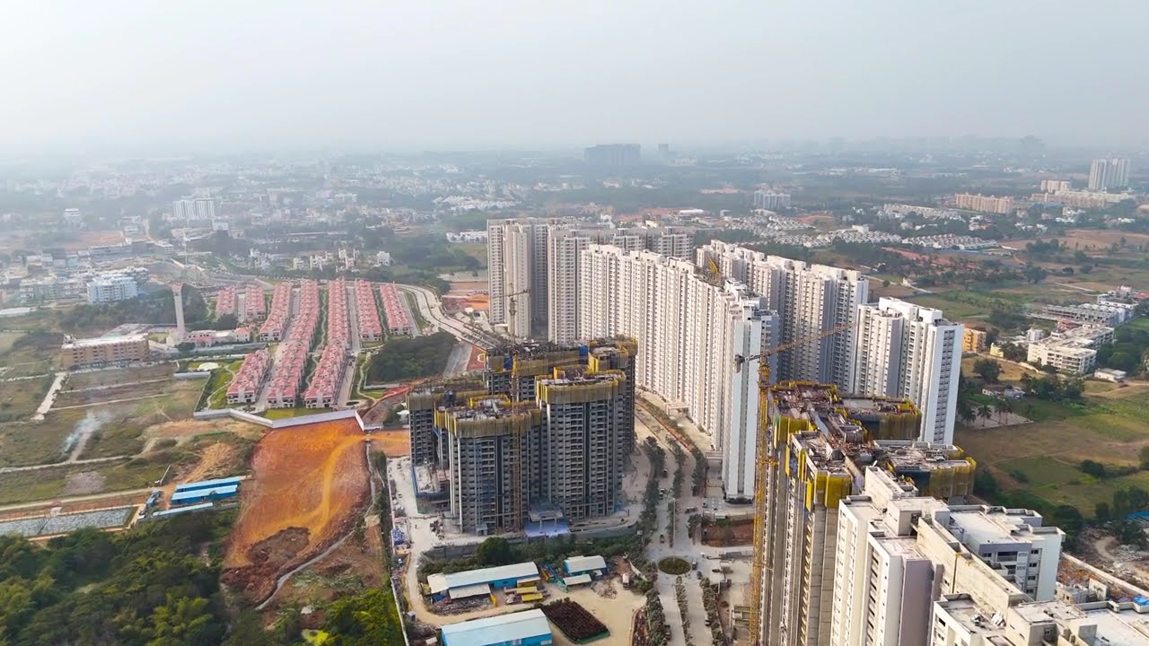 The Prestige City Sarjapur | 2026 Complete Aerial Tour & Drone Shot (4K)