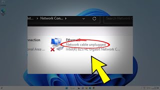 fix network cable unplugged on windows 11 / 10 | how to solve network cable unplugged error 🖧 ✅