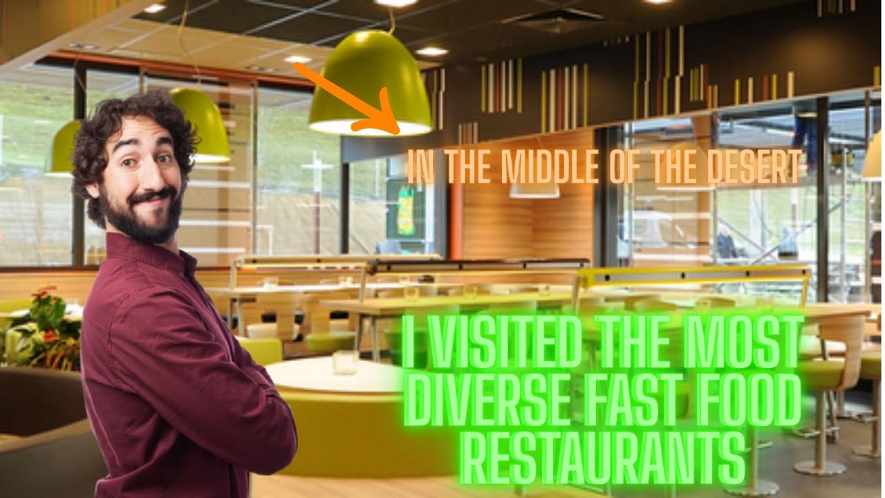 YoutubeThumbnailTesting #1 "I visited the most diverse fast food restaurants"