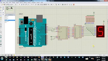 Seven Segment Display Driver Using Shift Register