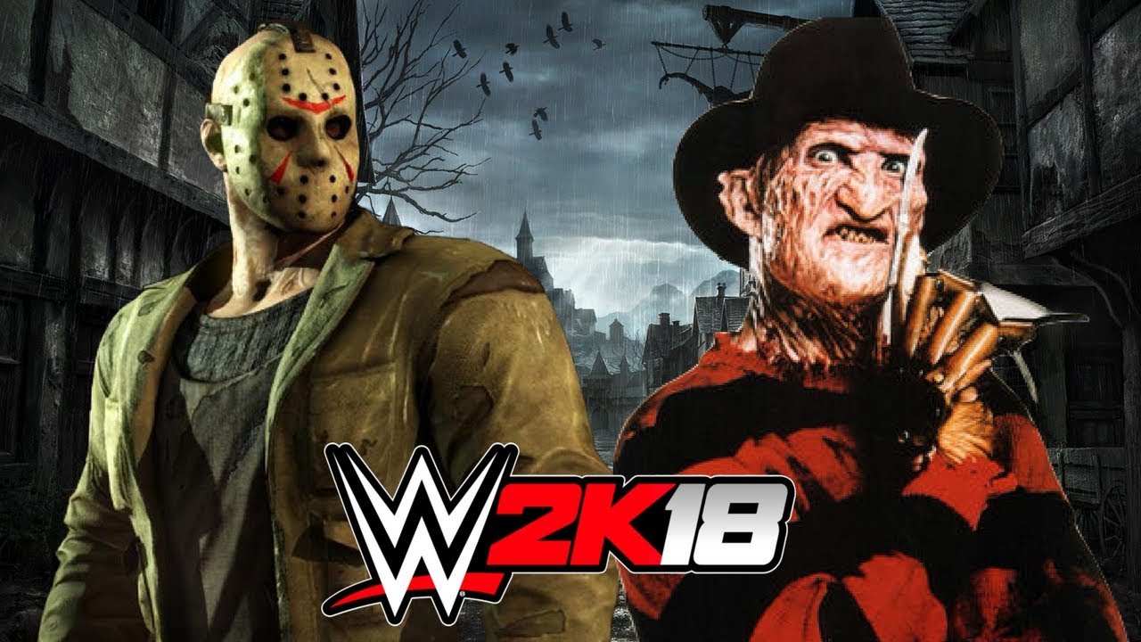 JASON VOORHEES vs FREDDY! | WWE 2K18 Gameplay