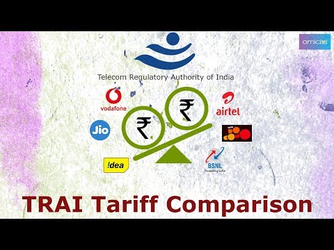 TRAI Tariff Comparison - AMICISSI