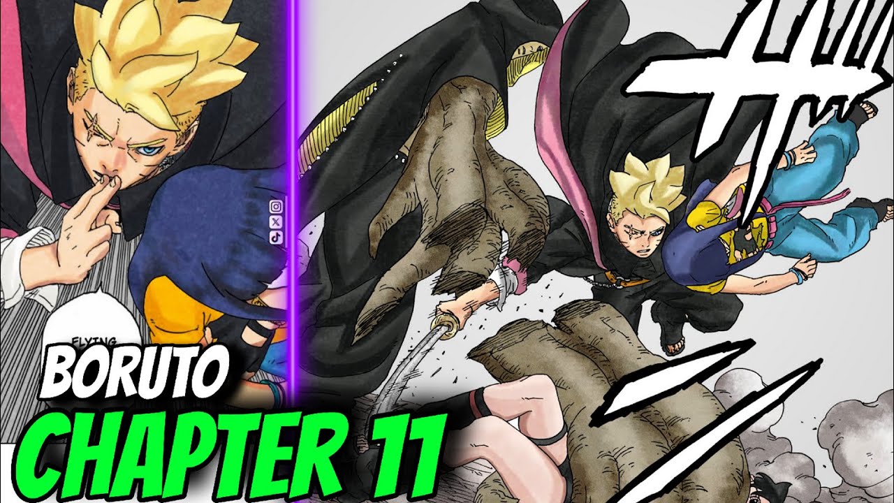 Boruto Saves Himawari And Sarada!! Boruto Chapter 11 In Hindi! 2 Blue