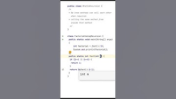 What is recursion in java with example