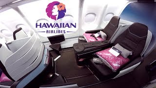 Hawaiian Airlines BUSINESS CLASS Honolulu to Tokyo|Airbus A330-200