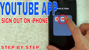 ✅  How To Sign Out Of Youtube App On iPhone 🔴