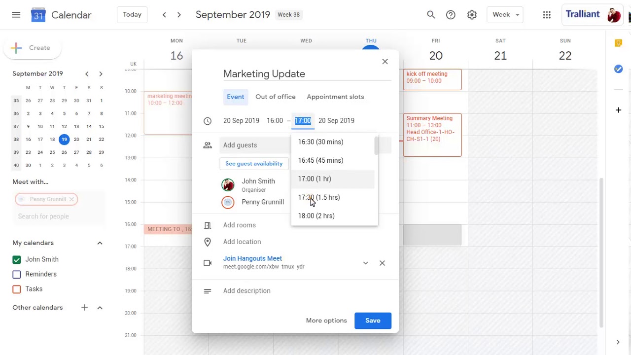 Set Work Hours In Google Calendar