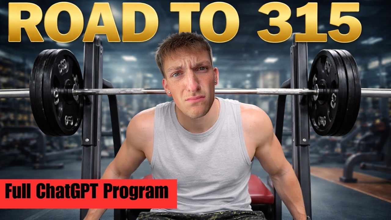Can ChatGPT Help Me Bench 315? A Full Week of Training