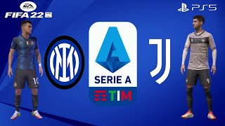 FIFA 22 - Inter Milan vs Juventus Ft Dybala, Chiesa, Martinez | Seria A