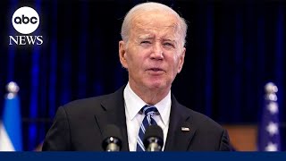 FULL REMARKS: President Biden visits Israel amid Israel-Hamas conflict l ABC News