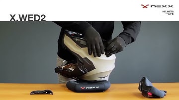 How to Install the Lining and Cheek Pads on the NEXX X.WED2 Helmet