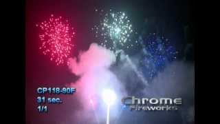 CP118-90F -- W Shape Red, White and Blue