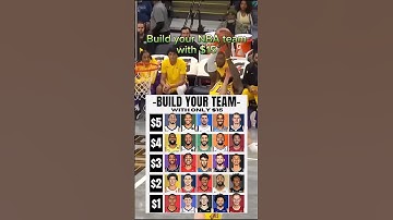Build your NBA team with $15 #nba #like #subscribe