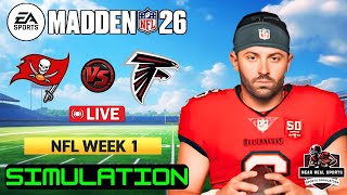 BUCS vs FALCONS | NFL WEEK 1 | MADDEN 26 PREDICTIONS