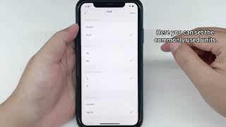 PulseMax-How to set the unit