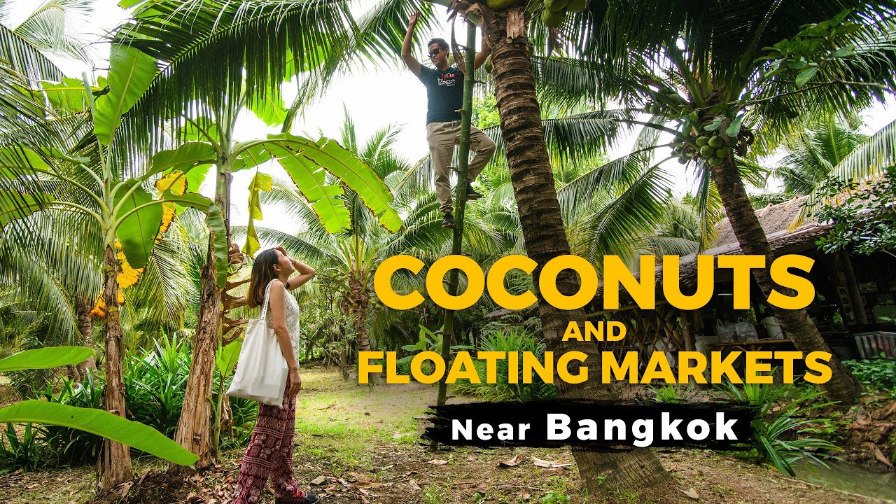 The Journey of Coconuts to the Floating Markets Near Bangkok YouTube