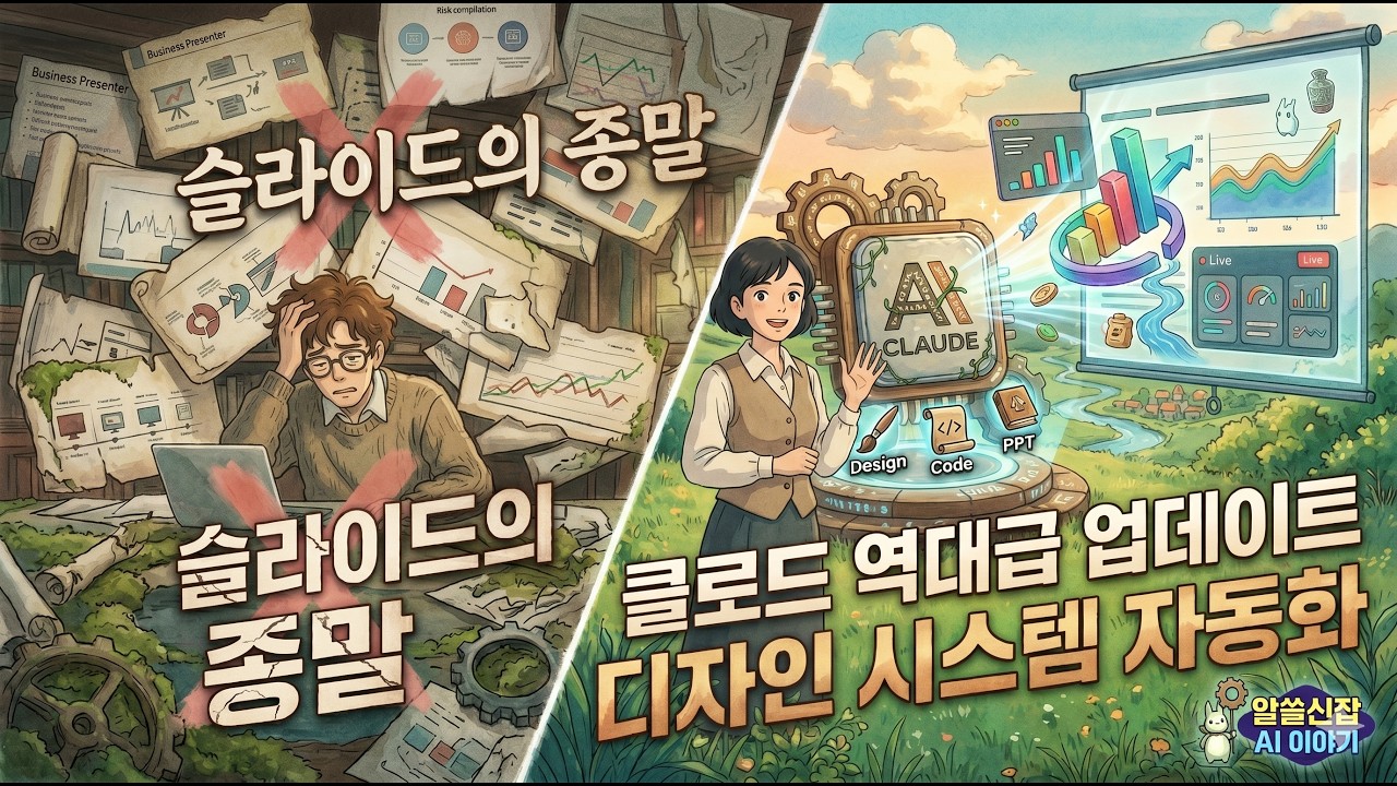 클로드 디자인: PPT 제작 1시간 → 1분으로 줄여주는 에이전트 활용법