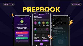 PrepBook – AI Learning App UX Case Study | Figma Prototype