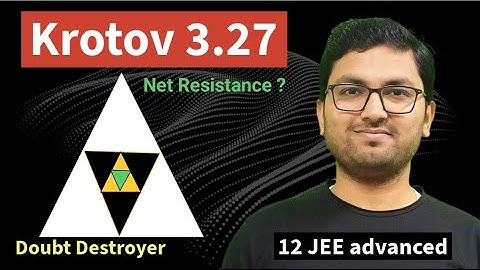 krotov 3.27 | infinite triangle problem | current electricity | krotov physics solutions