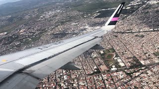 ATERRIZAJE EN MORELIA VOLARIS A320NEO / FULL APPROACH AND LANDING IN MORELIA FROM TIJUANA /  XA-VRF