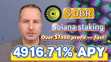 Crypto Survival Guide: Stake DBR Token deBridge DBR Solana to Hedge Bull Market & Earn 4916.71% APY